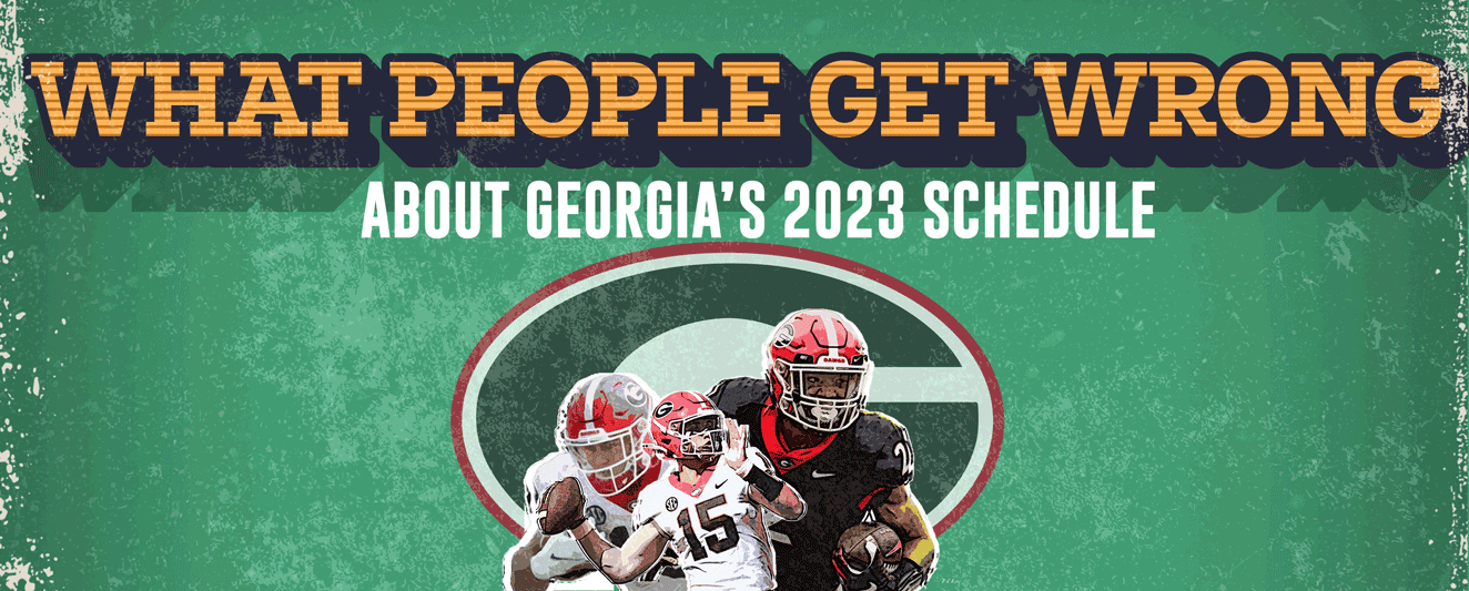 Data Behind Why We Should Stop Complaining About Georgia's Schedule